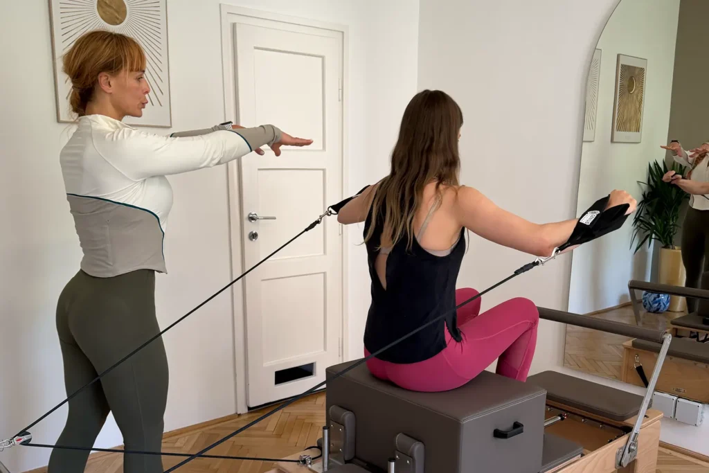 Személyre szabott reformer pilates oktatás az ST Pilates Studio-ban